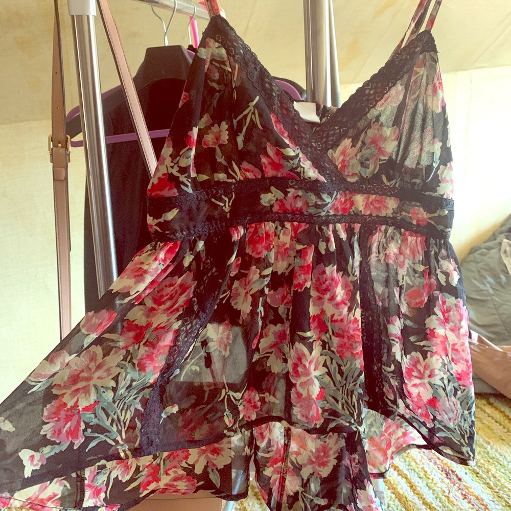 Cute sheer tank top
